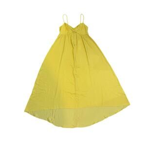 Calvin Klein Spring Summer Yellow Maxi Dress NWT Size 4